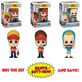 BEAVIS & BUTT-HEAD - COMPLETE SET OF 3 POPS