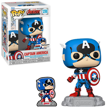 MARVEL: AVENGERS - CAPTAIN AMERICA (WITH PIN) EXCLUSIVE
