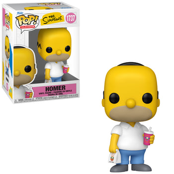 THE SIMPSONS - HOMER SIMPSON (WITH KRUSTY BURGER)