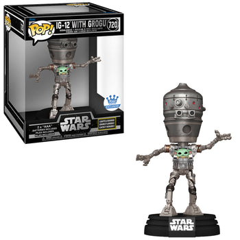 STAR WARS: THE MANDALORIAN - IG-12 WITH GROGU (LIGHT AND SOUND) EXCLUSIVE