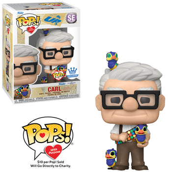 DISNEY: UP - CARL WITH BABY SNIPES (POPS WITH PURPOSE) EXCLUSIVE