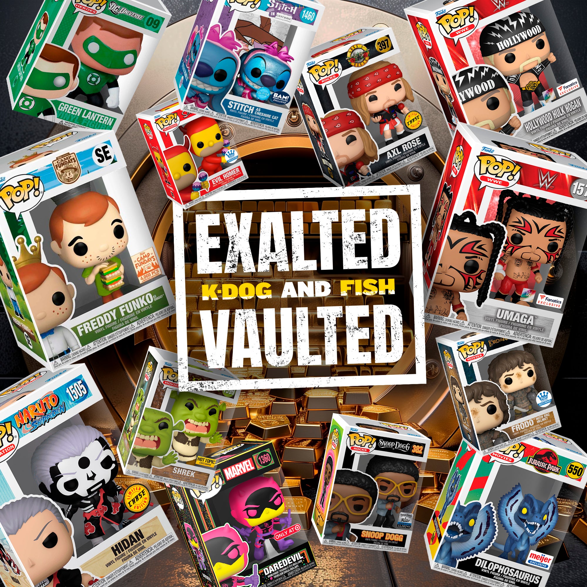 K-DOG & FISH: EXALTED AND VAULTED - MYSTERY BOX (SOLD OUT) - K-Dog & Fish