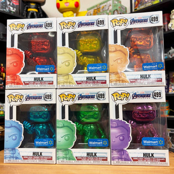 MARVEL: AVENGERS ENDGAME - HULK (INFINITY STONES) CHROME EXCLUSIVES (FULL SET)