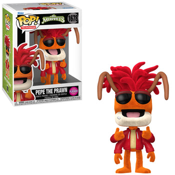 THE MUPPETS: PEPE THE PRAWN (FLOCKED)