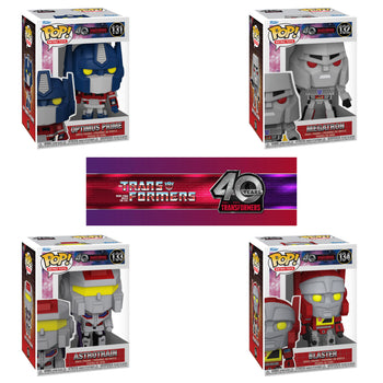 TRANSFORMERS 40TH: SET OF 4 POPS