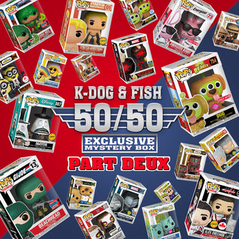 K-DOG & FISH: 50/50 EXCLUSIVE MYSTERY BOX ~ PART DEUX! (SOLD OUT)