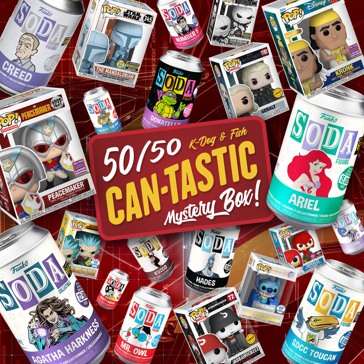 K-DOG & FISH - 50/50 CAN-TASTIC MYSTERY BOX! (SOLD OUT)