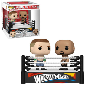 WWE - JOHN CENA AND THE ROCK (IN THE RING) POP DELUXE