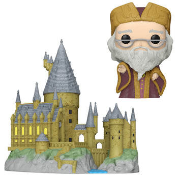 HARRY POTTER AND THE PHILOSOPHER'S STONE (20TH ANNIVERSARY) - DUMBLEDORE WITH HOGWARTS CASTLE (POP TOWN)