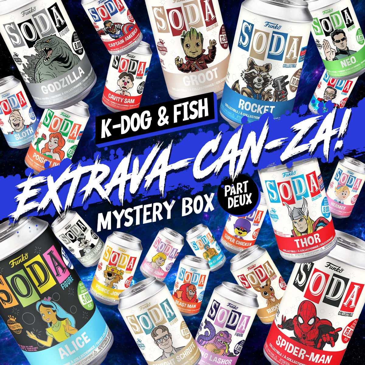 K-DOG & FISH - EXTRAVA-CAN-ZA - MYSTERY BOX: PART DEUX (SOLD OUT)