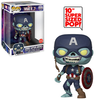 MARVEL: WHAT IF...? - ZOMBIE CAPTAIN AMERICA (SUPER-SIZED) 10" (EXCLUSIVE)