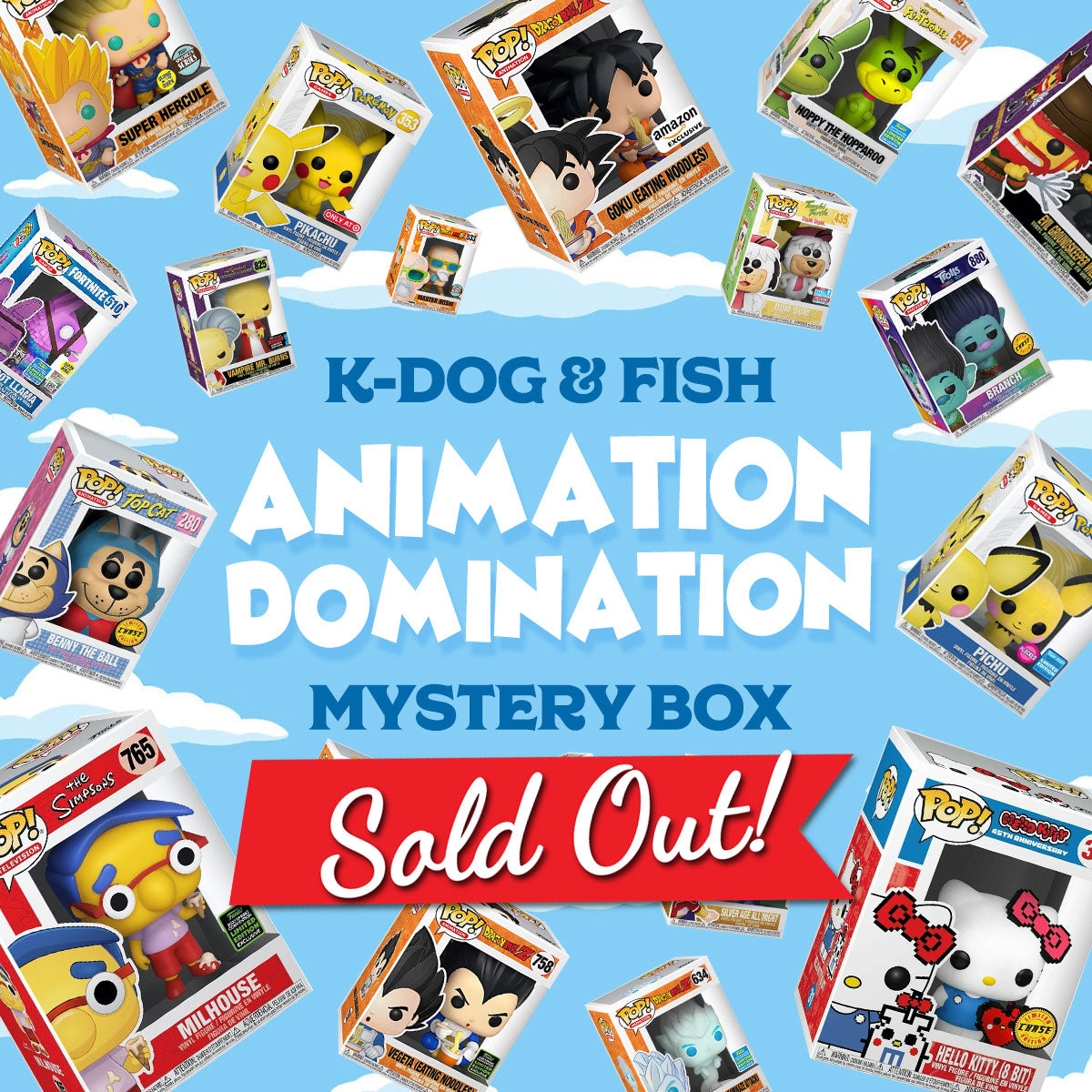 K-DOG & FISH: ANIMATION DOMINATION MYSTERY BOX (SOLD OUT) - K-Dog & Fish